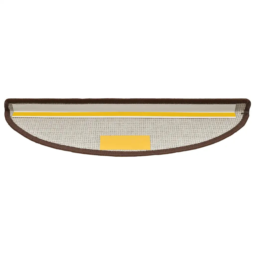 Tappetini per Scale 20 pz Marrone CaffÃ¨ 56x17x3 cm
