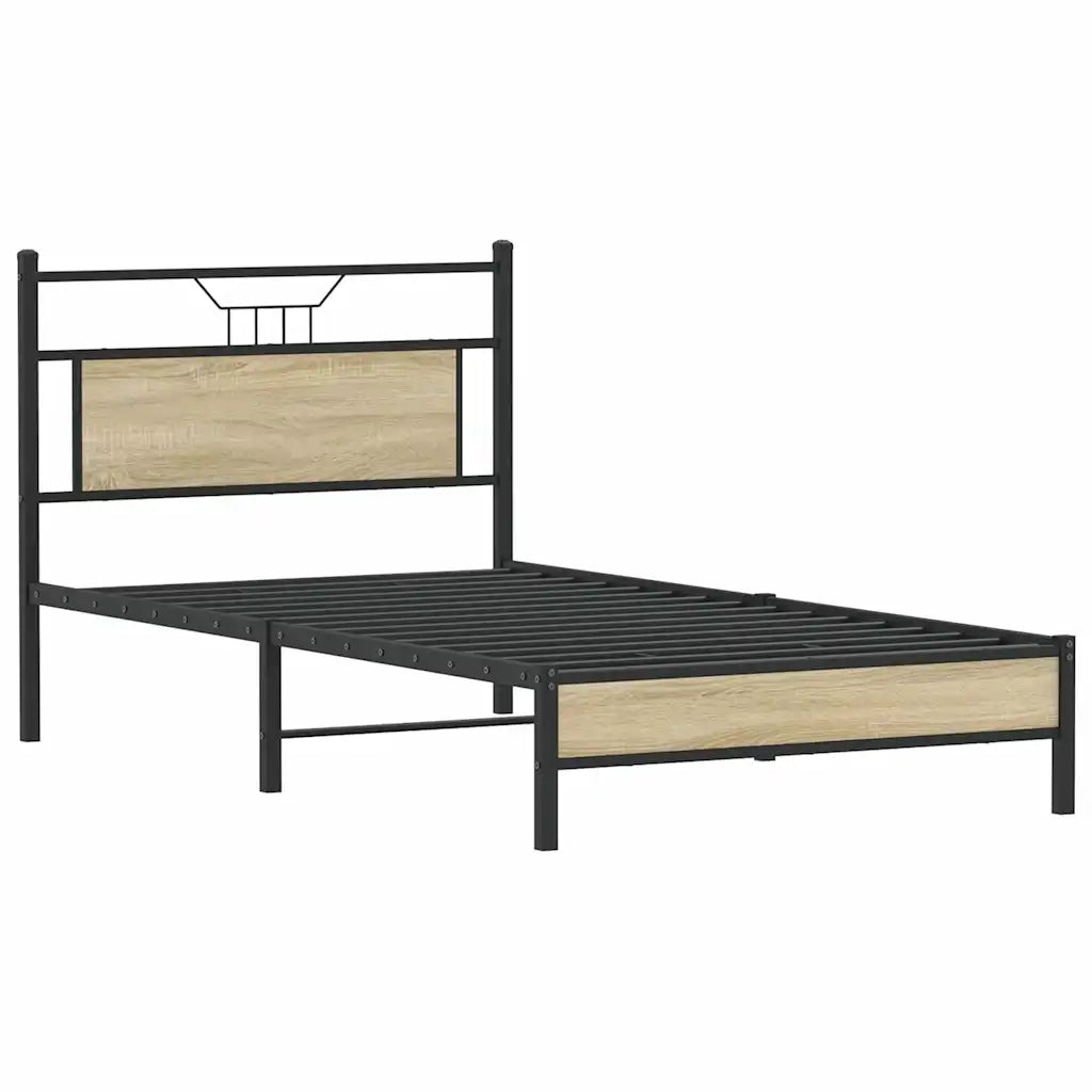 Giroletto senza Materasso Rovere Sonoma 107x203cm in Truciolato 4106940