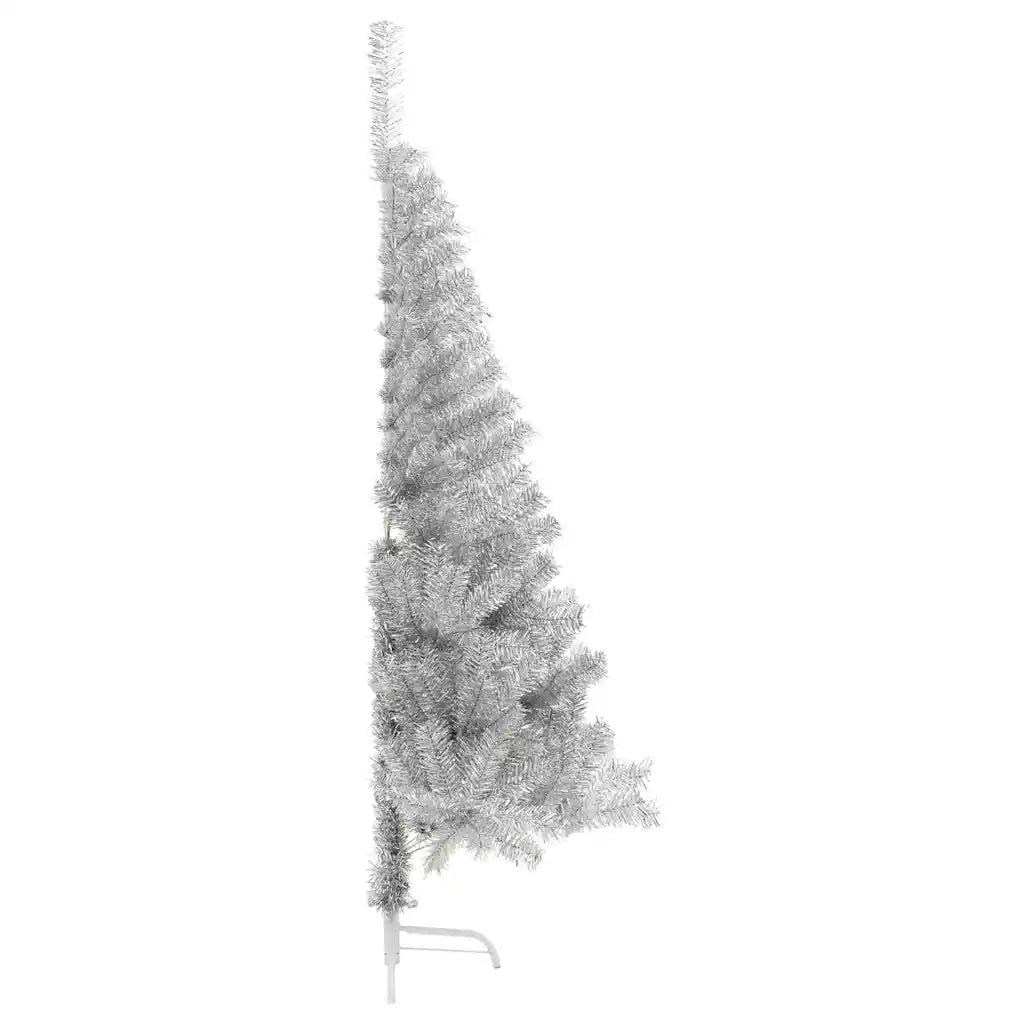 Albero di Natale artificiale con luci integrate Argento 120 cm 3397184