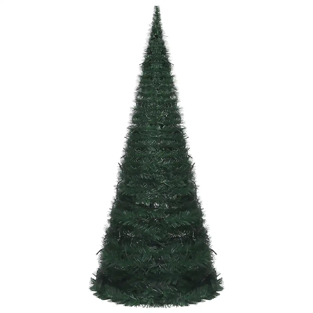 Albero di Natale | Decorazioni natalizie Artificiale Apribile Preilluminato Verde 210cm