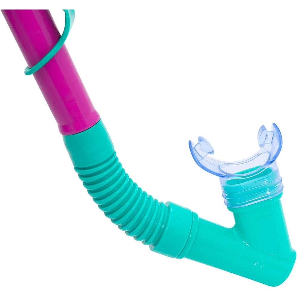 Trade Shop - Set Maschera Per Snorkeling Con Boccaglio Per Bambini 7-14 Anni Colori Ass 24025 -