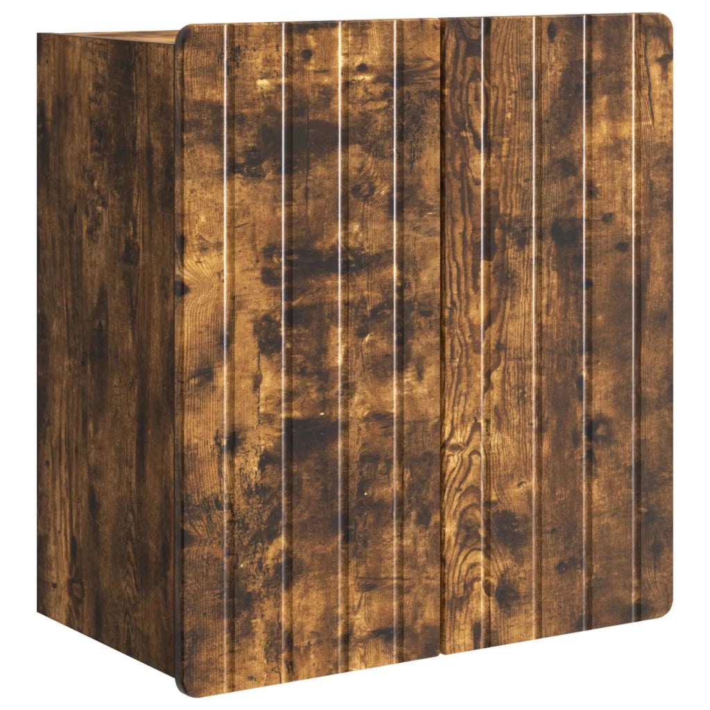 Mobiletto a muro Rovere Fumo 59 x 31 x 64 cm 898240