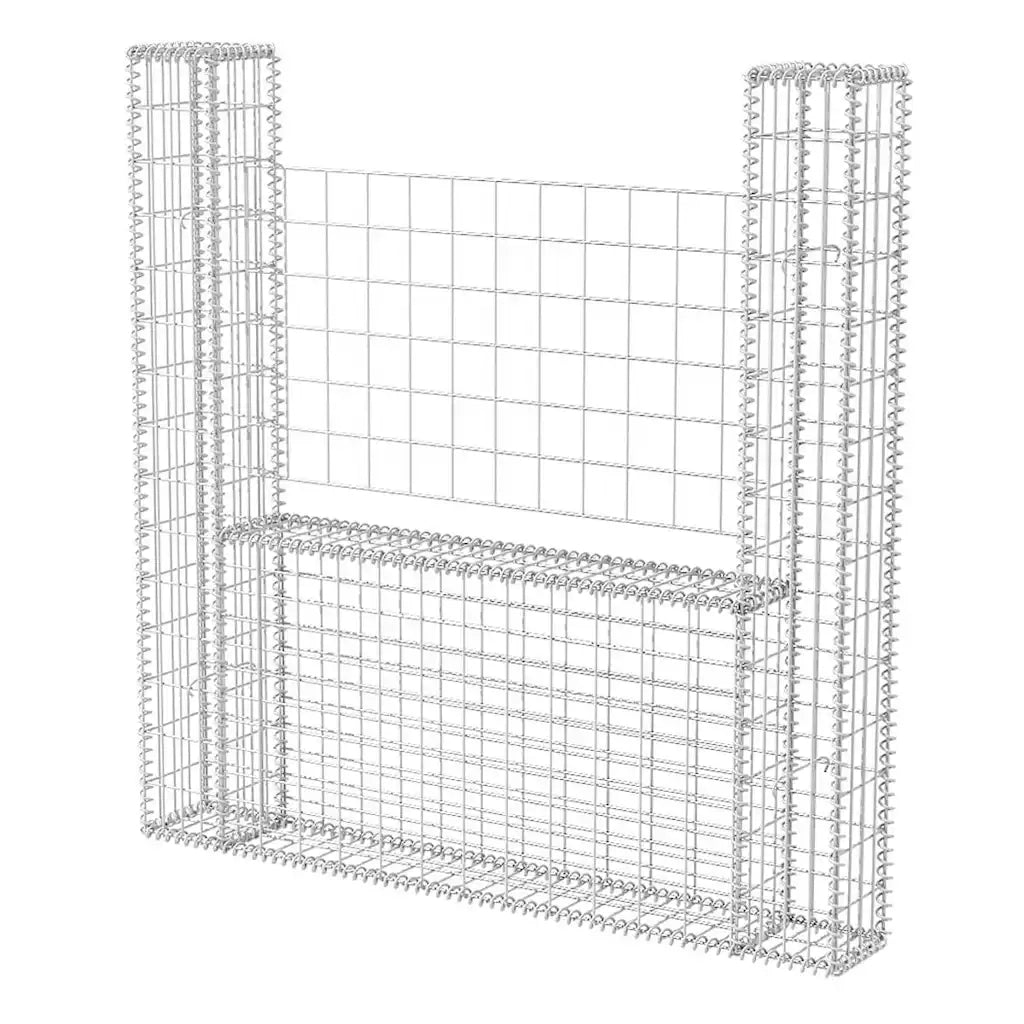 Gabbione in Rete ad U in Acciaio Zincato 160x20x150 cm 142545