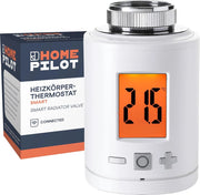 Home Pilot - Valvola termostatica smart per il controllo dei radiatori. Risparmio energetico | Comando vocale | Riscaldamento smart | Controllo tramite app - 13601001