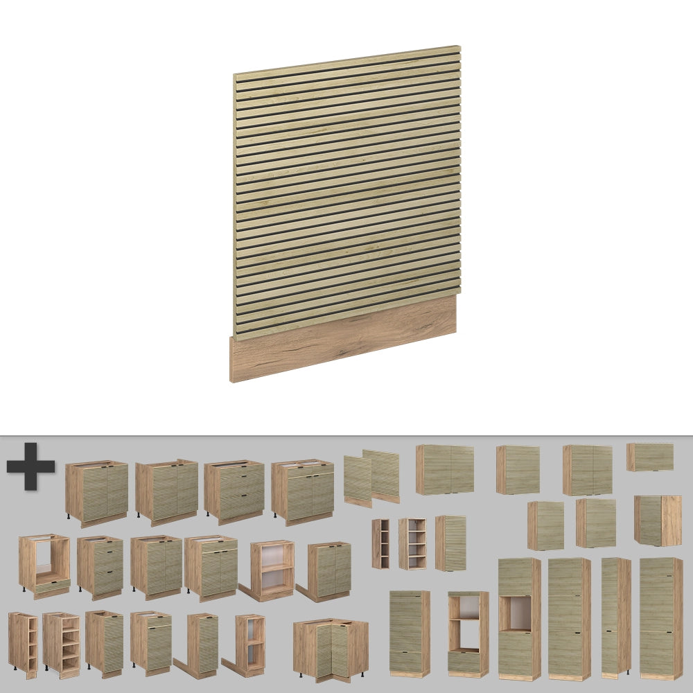 Pannello frontale Fame-Line Pannello in quercia/Rovere dorato 45 cm, PL Rovere Vicco