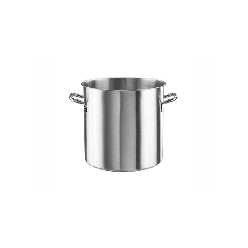 PINTINOX PNT670A28 Tender Pentola in Acciaio Inox 28 cm 17 lt 2 Manici Fondo Induzione colore Acciaio