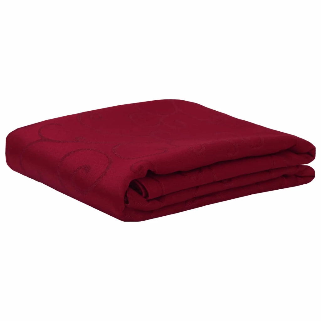 Tovaglia da Tavolo Rotondo Rosso Vino Ø 160 cm 42040141