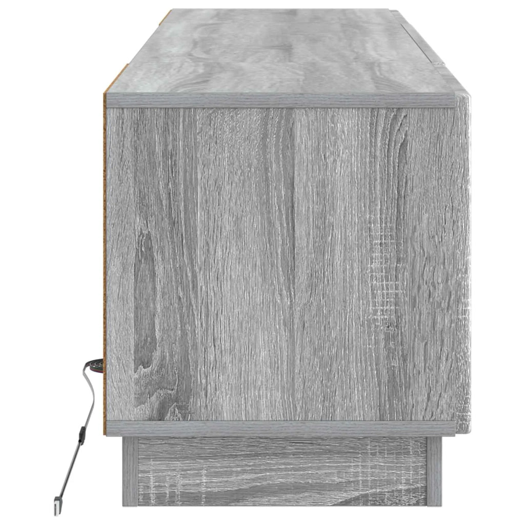 Mobile TV LED Sonoma grigio Legno ingegnerizzato 897791