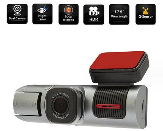 Ricordera di alta definizione 3,16 pollici con DVR e camera integrata con lente doppia