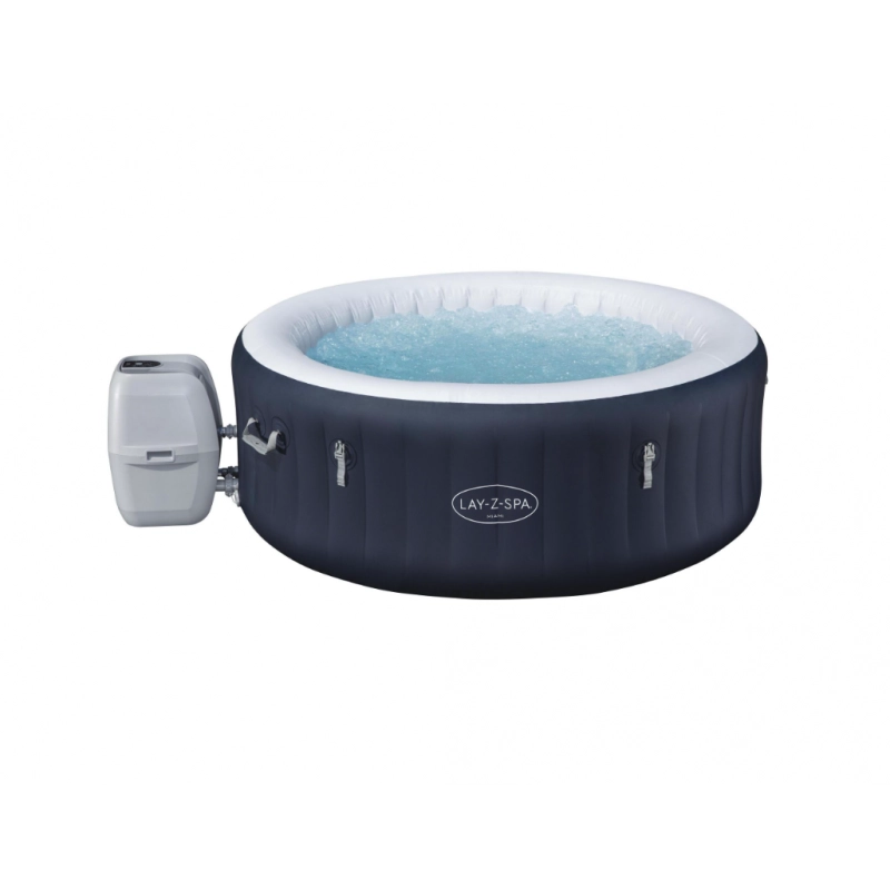 Spa gonfiabile idromassaggio 4 posti AirJet con riscaldatore 40°C e Freeze Shield, diametro 180 cm con copertura e filtro - Bestway