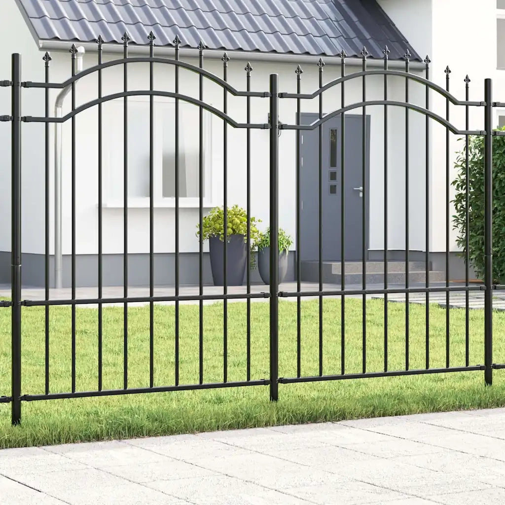 vidaXL Recinzione per Giardino Grigio 190 cm