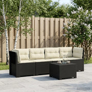 Divano da Giardino a 4 Posti con Cuscini in Stile Rattan PP 3443870