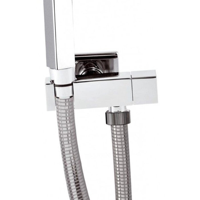 Set idroscopino composto da: idroscopino art. rb120 sq, flessibile e rubinetto sq