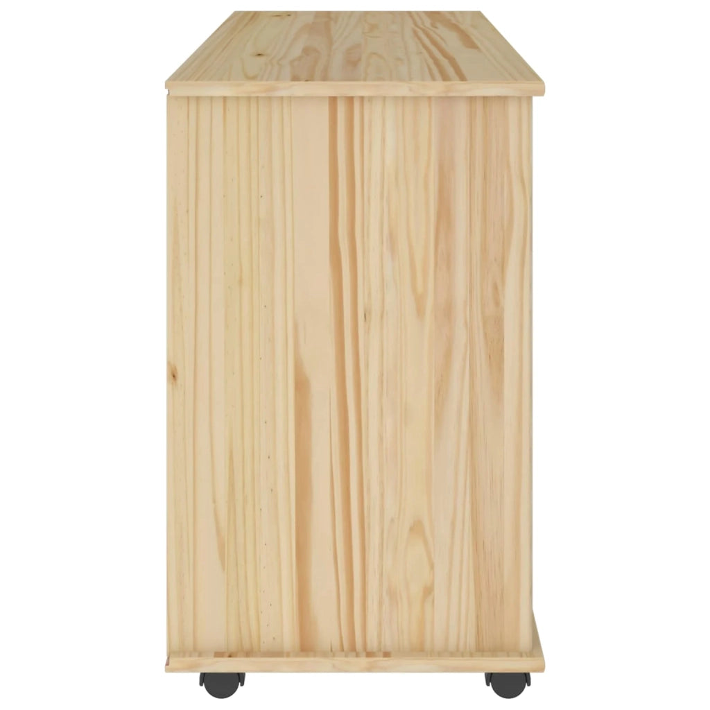 Mobile con Ruote con ruota Marrone 100 x 39 x 65,5 cm