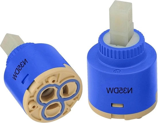 Caricatore interno ceramico 35mm per rubinetti monoblocco di cucina o bagno - Certificato - Sostituzione caricatore interno