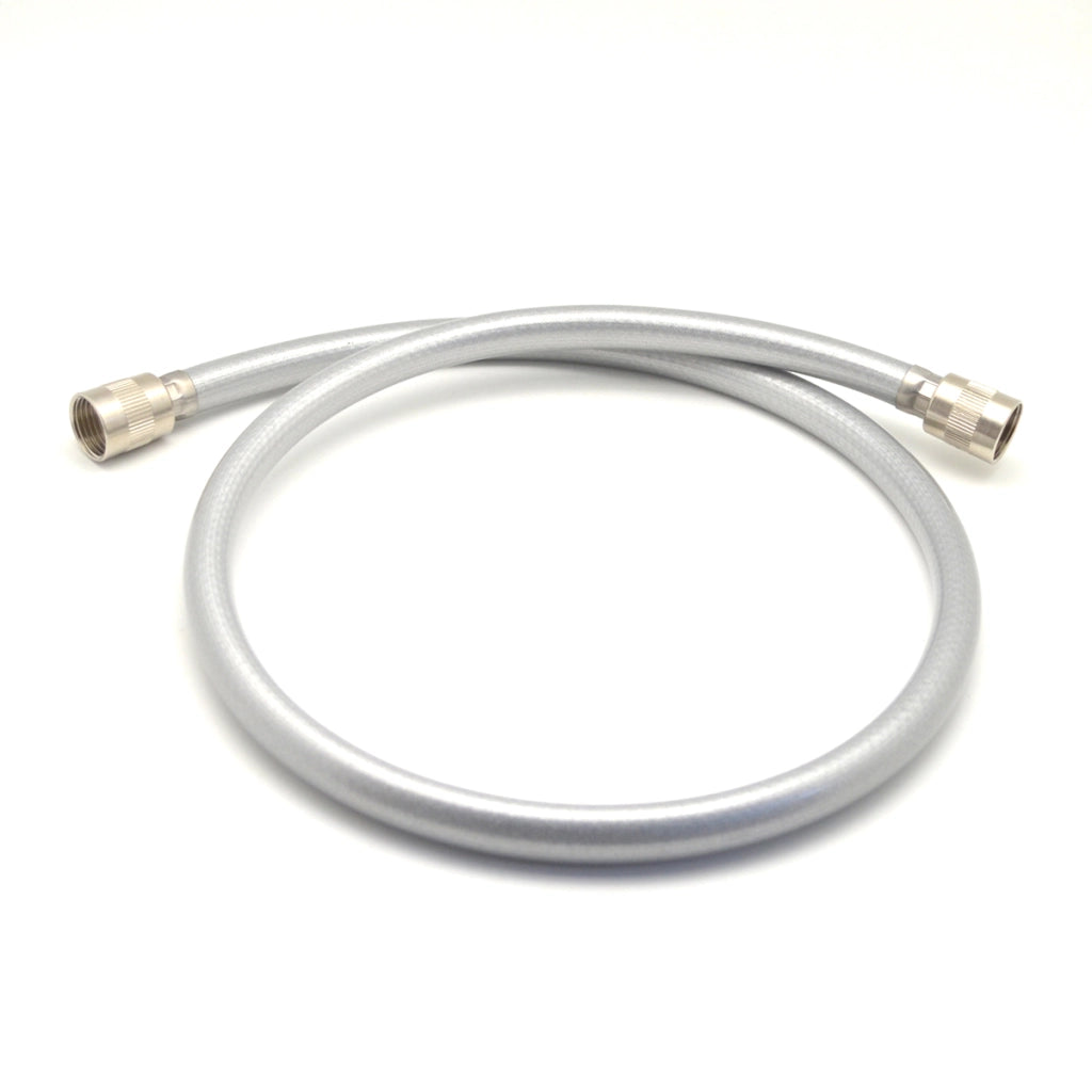 FLESSIBILE DOCCIA ARGENTO METALLIZZATO FC 1/2 X FC 1/2- cm 100- DH- pezzi 1