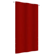 Paravento per Balcone Rosso 120x240 cm in Tessuto Oxford