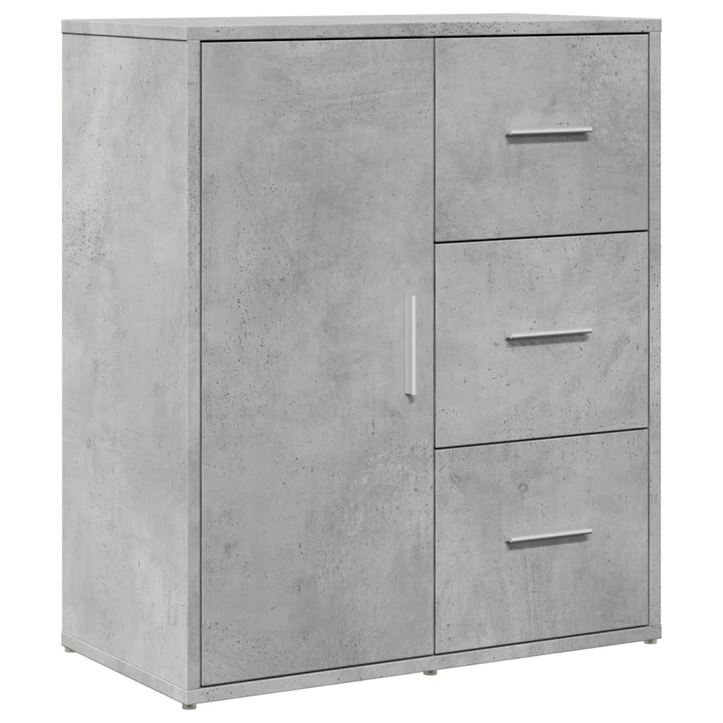 Buffet credenza cassettiera armadio mobile contenitore organizer per cucina soggiorno salotti set da 2 60 x 31 x 70 cm legno ingegnerizzato grigio 02_0036859