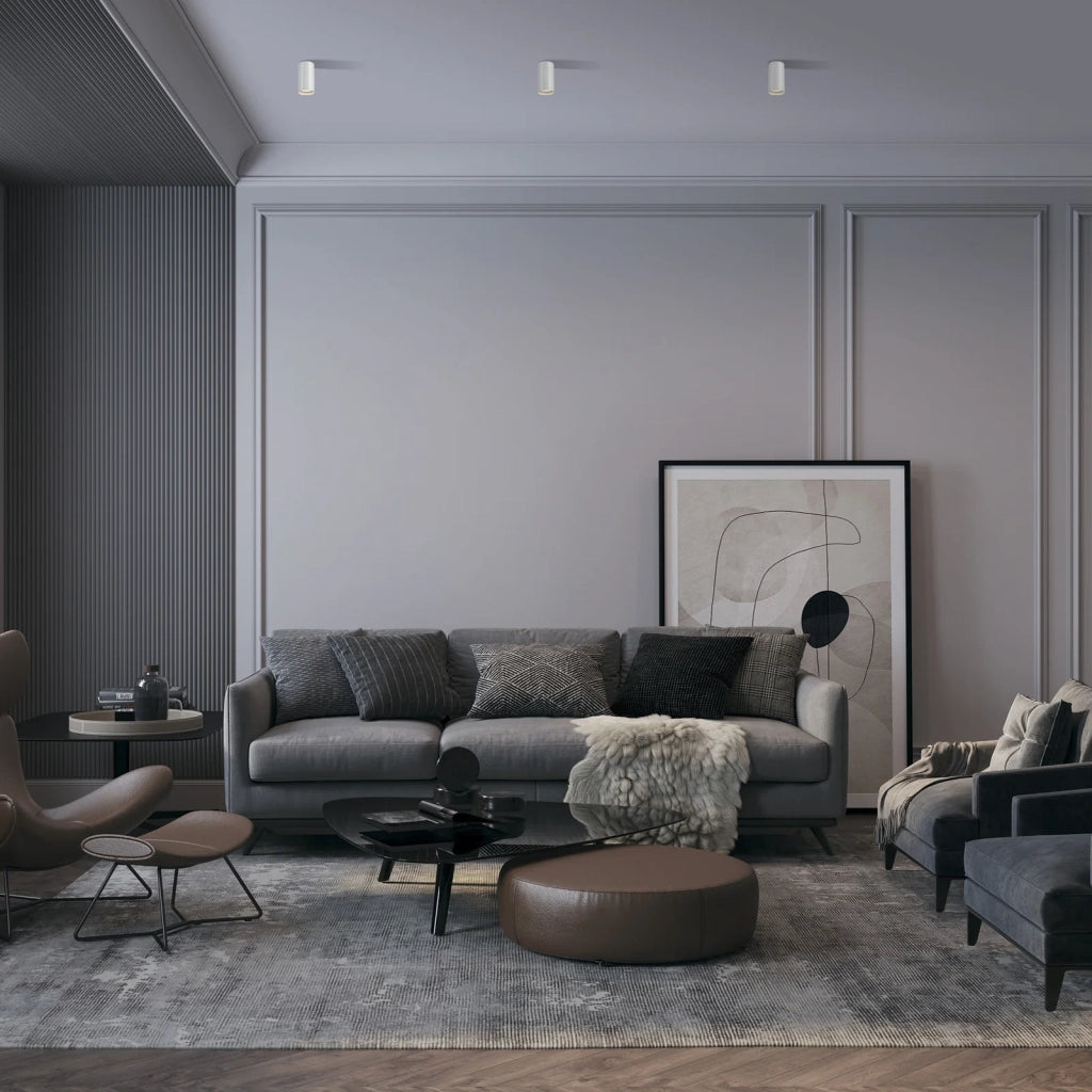 Maytoni Lampada da soffitto moderna FOCUS S 1 luce GU10 bianco metallo