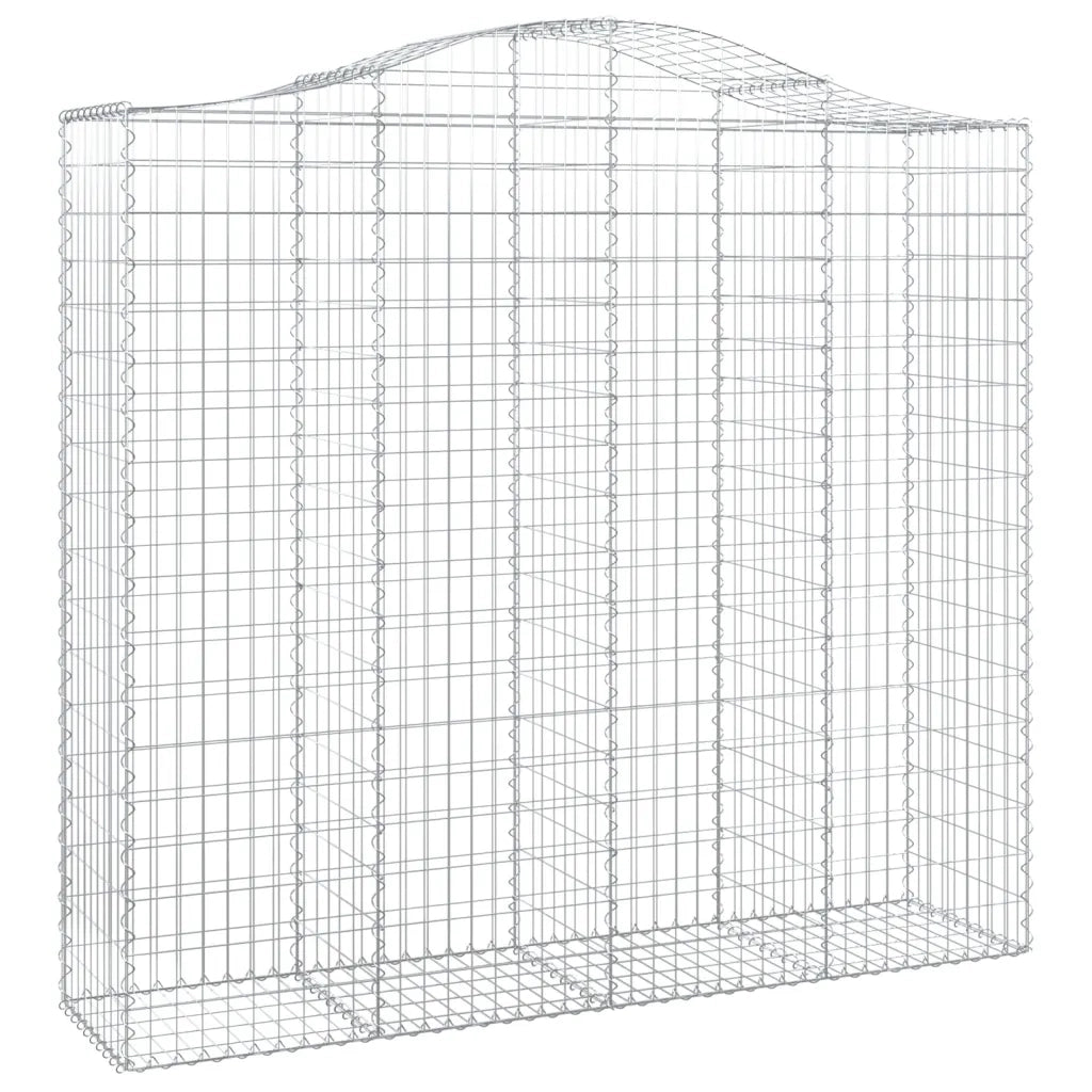 Cesti Gabbioni ad Arco 3 pz 200x50x180/200 cm Ferro Zincato 3145725