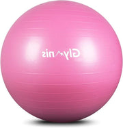 Palla di yoga antislip 55 cm/65 cm/75 cm con pompa rapida per allenamento yoga e fitness - Rosa 75 cm