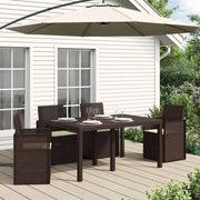 Cuscini per Seduta 4 pcs Crema 47 x 36 x 2 cm Poliestere 899969