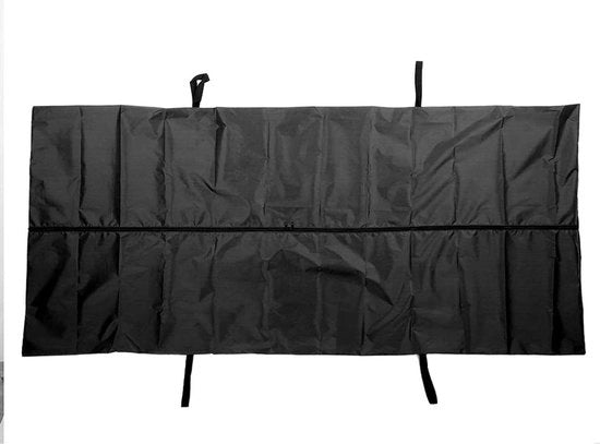 Tas per emergenza acqua resistente in tessuto Oxford - per ospedale domestico - nero - 150 x 60 cm - componente essenziale della kit di pronto soccorso.