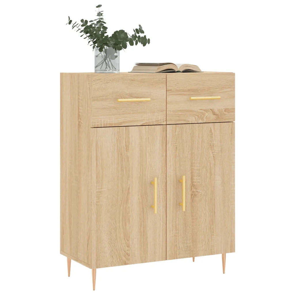 Credenza | Madia | Buffet da pranzo | Armadio da pranzo Rovere Sonoma 69,5x34x90 cm in Legno Multistrato