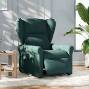 Poltrona Elettrica Reclinabile Verde Scuro in Tessuto 3303360