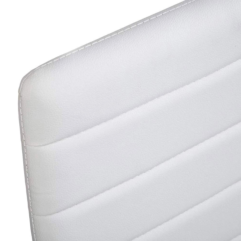 Set 4 Sedie Moderne sala Pranzo Salotto Cucina Seduta Imbottita Ecopelle Bianco