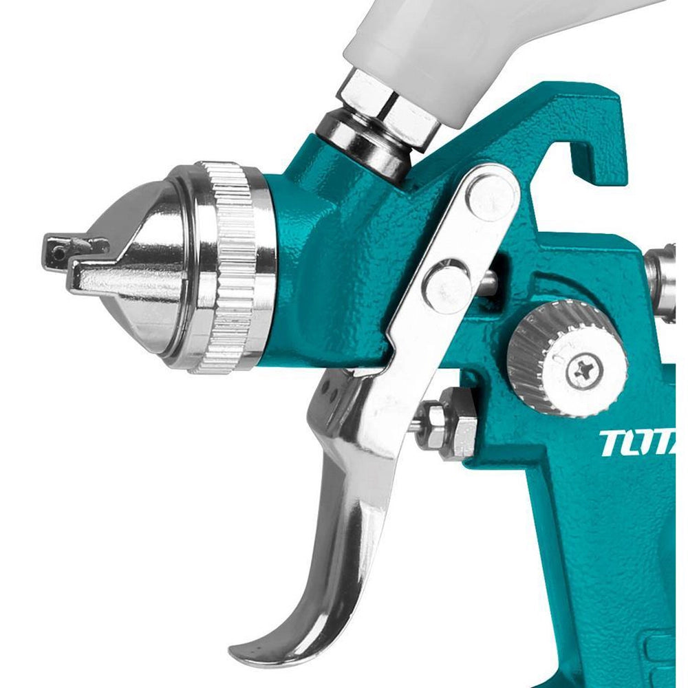 PISTOLA AEROGRAFO AD ARIA COMPRESSA VERNICIATURA 600CC SUPERIORE INCLINATO TOTAL