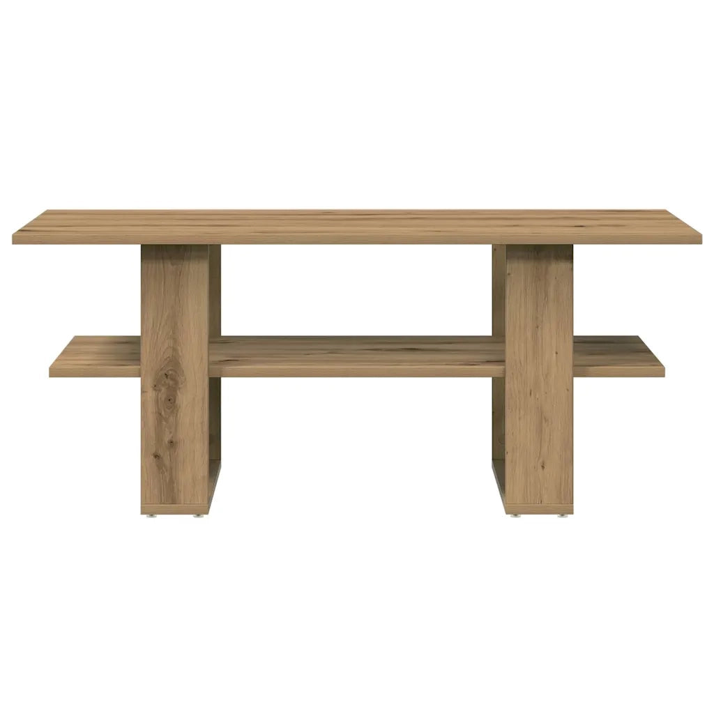 Tavolino Salotto Rovere Artigianale 102x55x42 cm Multistrato 855851