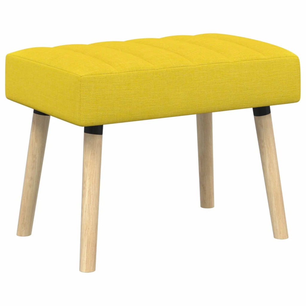 Panchina trapuntata a canale Giallo Chiaro 60 x 40 x 45 cm 42038469