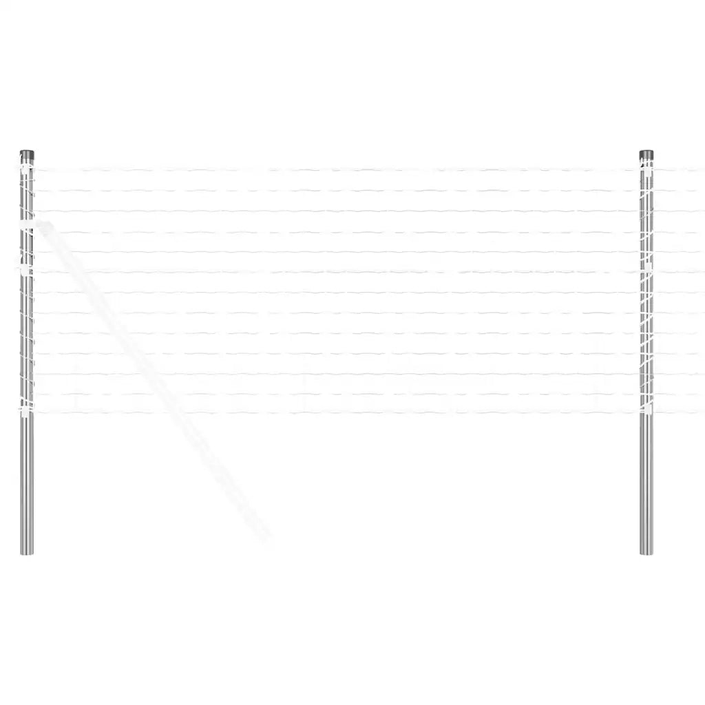 Palo della recinzione 2 pz Argento 90 cm CFW4299226