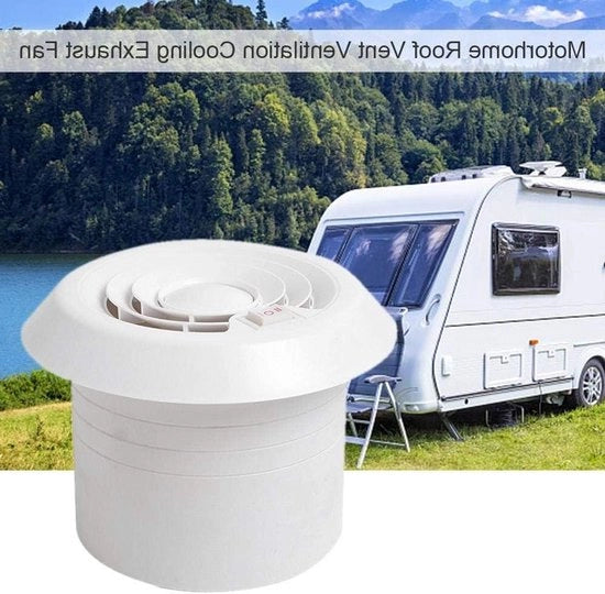 Ventilatore di scarico silenzioso per auto e RV - 12V - Ventilatore di aspirazione silenzioso per ventilazione di case, rimorchi e caravan