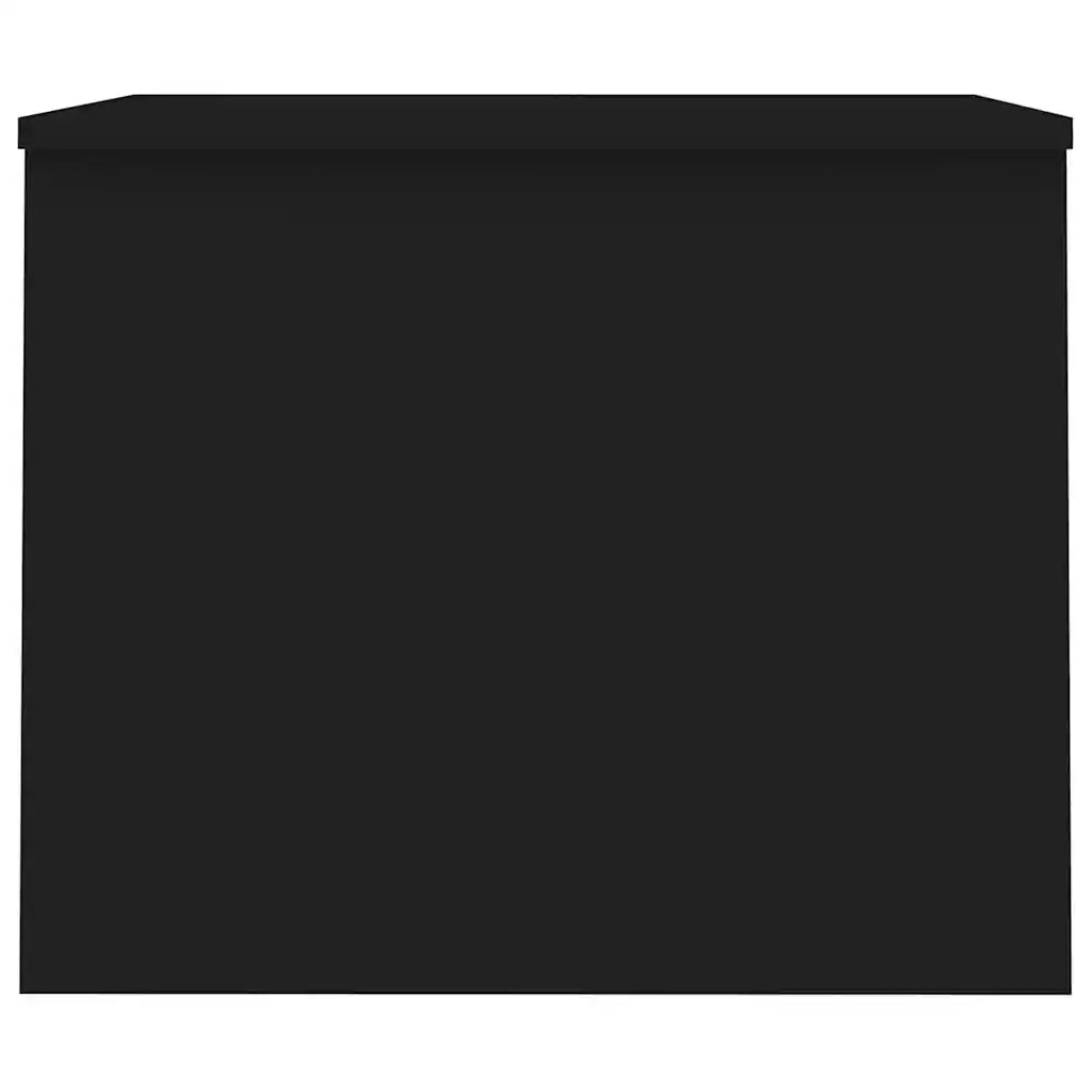 Tavolino da Salotto Nero 80x55,5x41,5 cm in Legno Multistrato 809639
