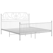 Giroletto-Struttura Letto Bianco in Metallo 180x200 cm 179708