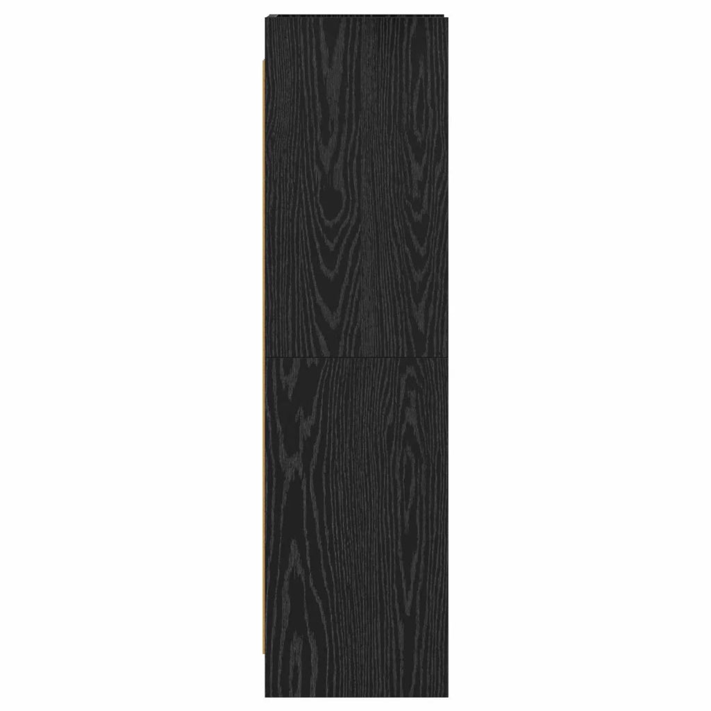 Libreria Rovere Nero 30 x 30 x 111 cm Legno ingegnerizzato 8011276
