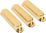 Panno di Pickup per Chitarra Elettrica - 3 Pezzi Disegno Standard - Riduzione Rumore - Copertura Single Coil d'Oro
