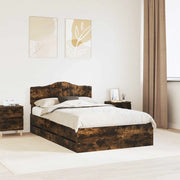 Struttura del letto con cassetto Rovere fumé 120 x 200 cm 3413023