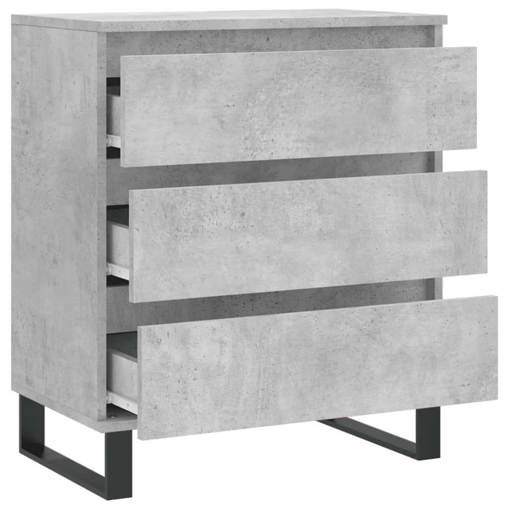 Buffet credenza cassettiera armadio mobile contenitore organizer per cucina soggiorno salotto 60 x 35 x 70 cm legno ingegnerizzato grigio 02_0031981