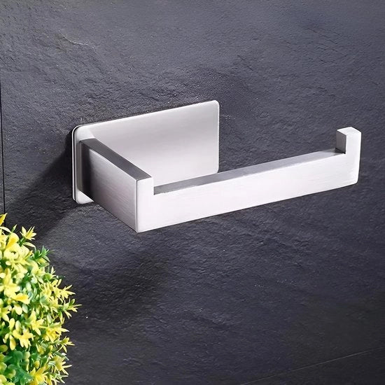 Sostegno per carta igienica - design moderno - acciaio inossidabile - 1 pezzo
