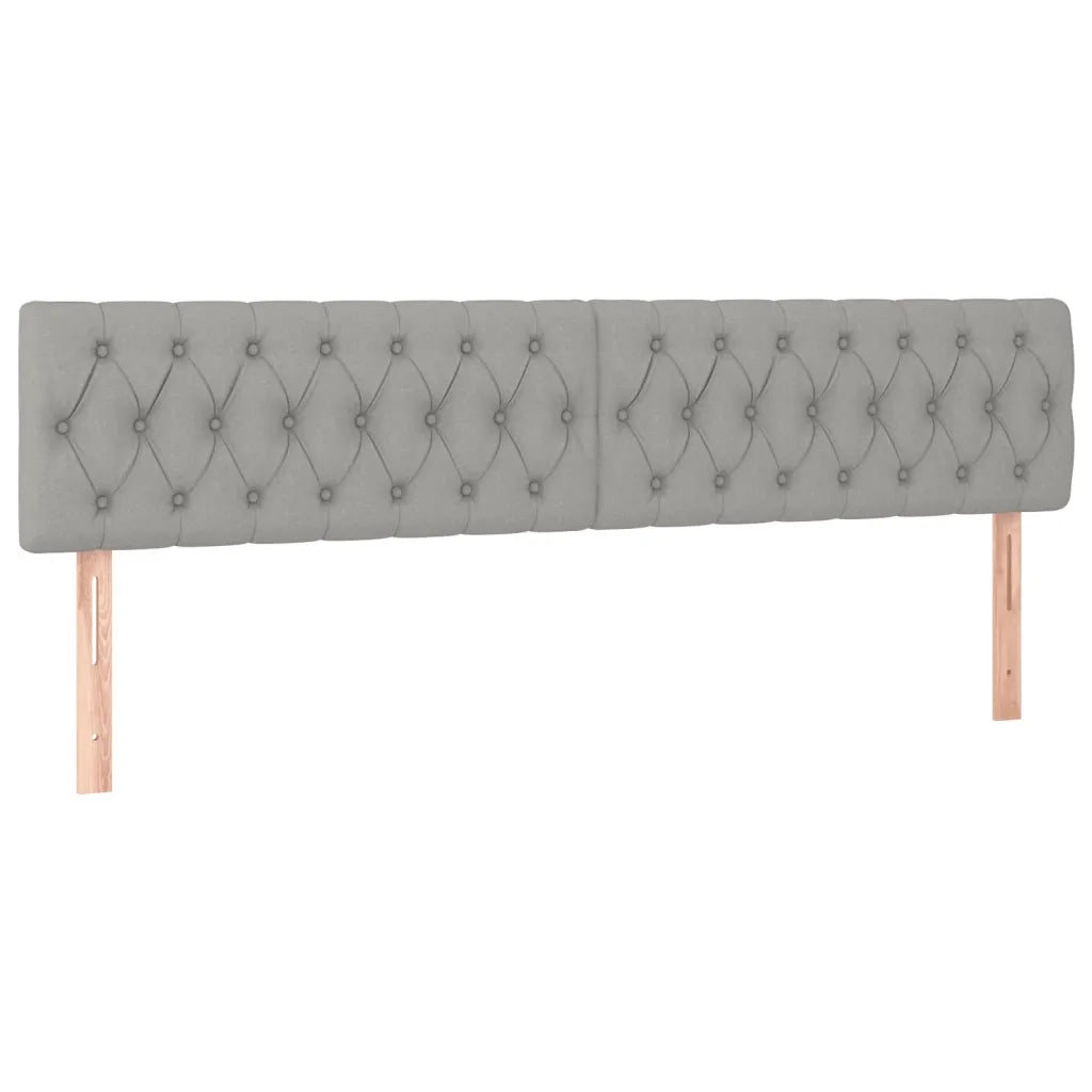 Giroletto senza Materasso Grigio Chiaro 120x190 cm in Tessuto 3270534