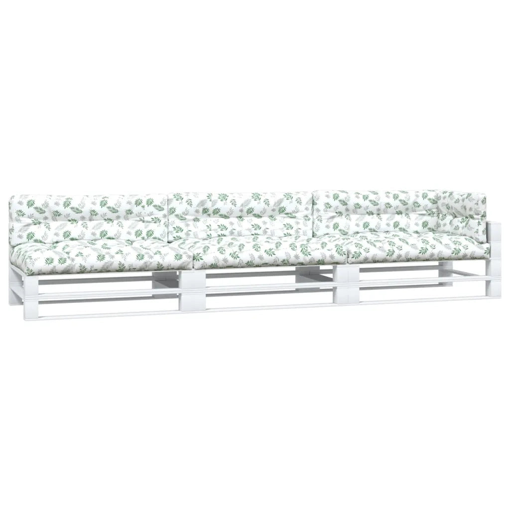 Cuscini per Pallet 7 pz Motivo a Foglie Tessutocod mxl 76883