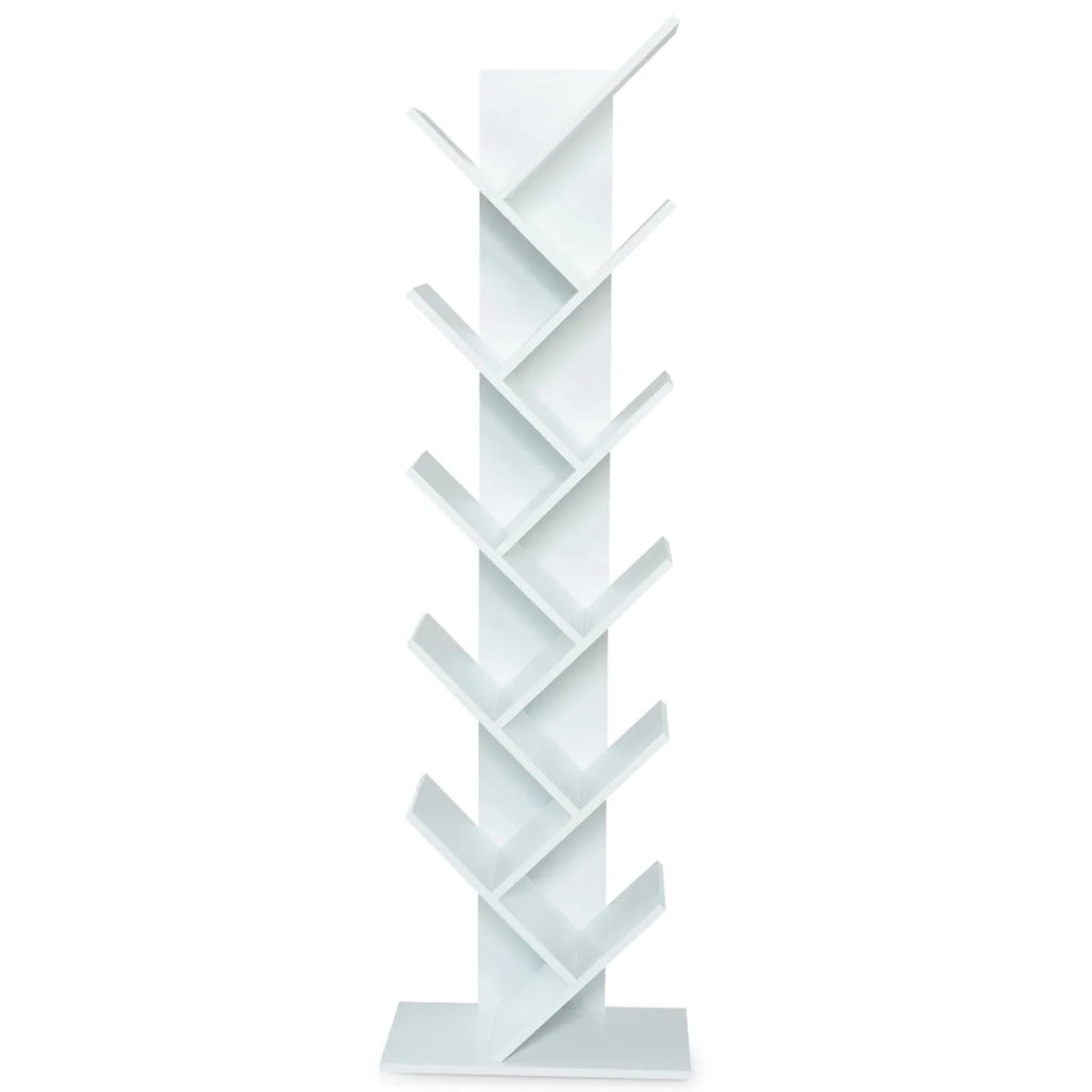 IDMarket - Libreria ad albero 10 livelli bianco TEA