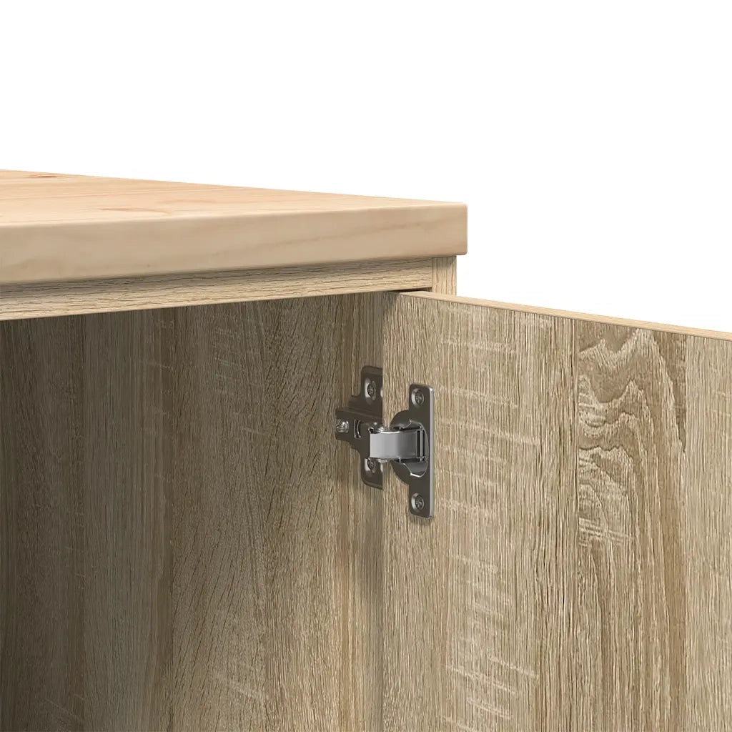 Armadietto da Garage Rovere Sonoma 30x51x85 cm 860555