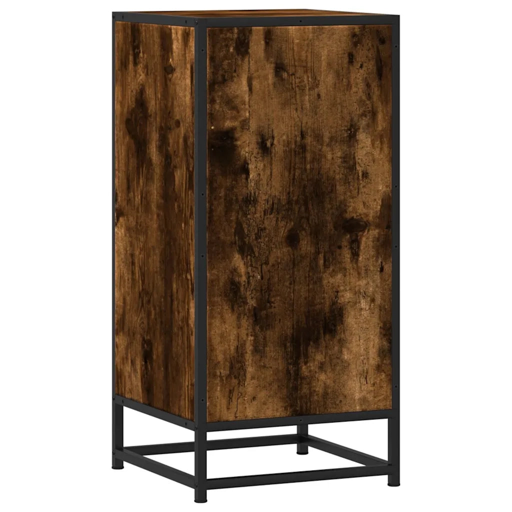 Credenza | Madia | Buffet da pranzo | Armadio da pranzo Rovere Fumo 35,5x35x76 cm in Truciolato