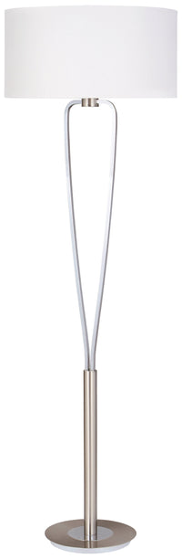 Piantana da Interno  E27 in Metallo Nickel Opaco