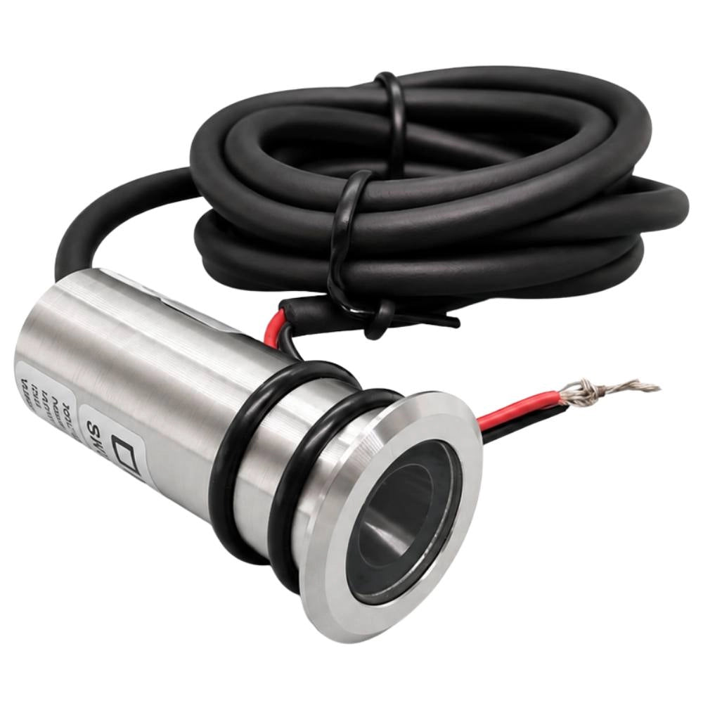 Faretto led incasso pavimento in acciaio inox silver *** temperatura colore lampada 30000k blue intenso, confezione 1