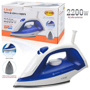 Trade Shop - Ferro Da Stiro A Vapore 2200w Anticalcare Resistente Piastra In Acciaio Jt-226 -